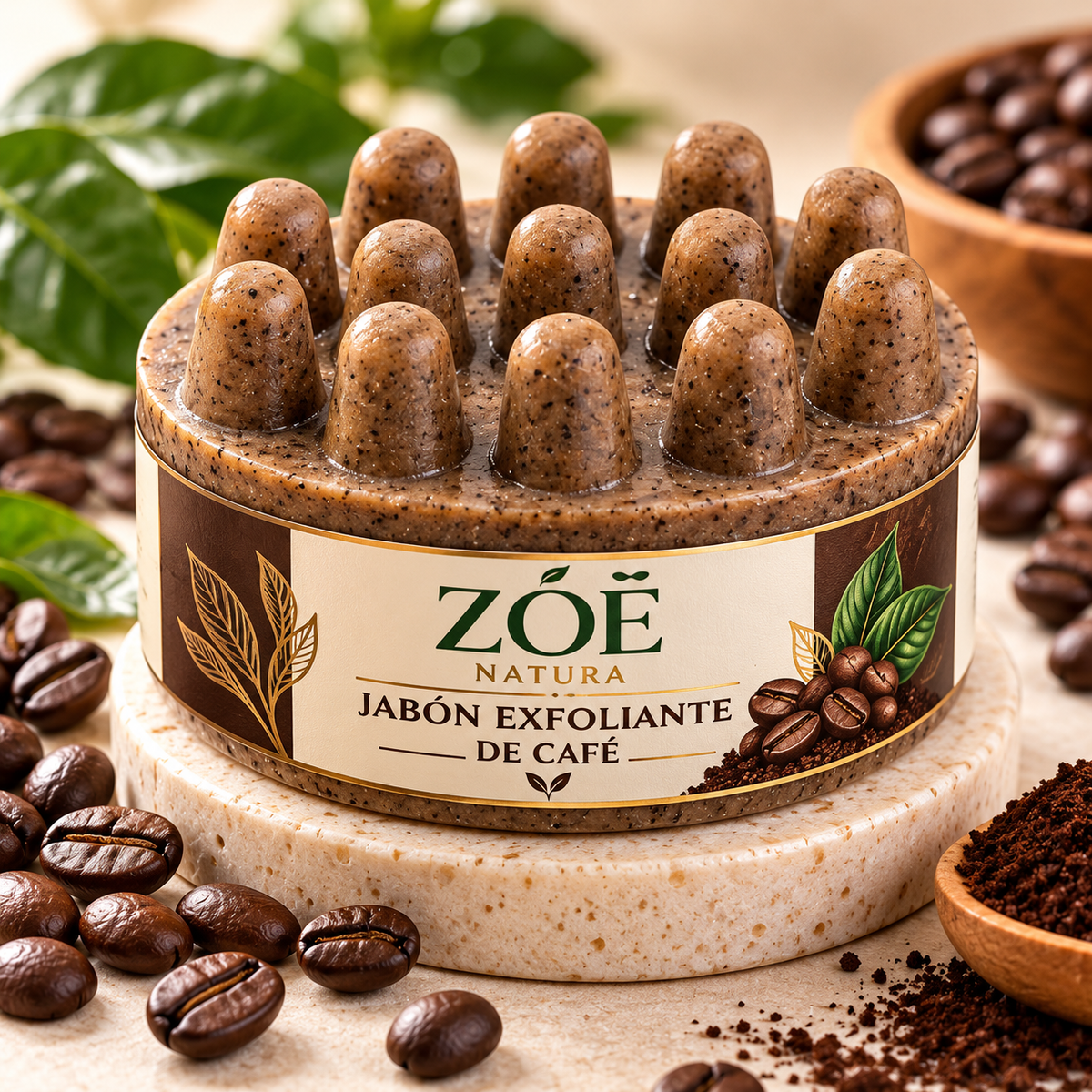 Jabón Exfoliante de Café