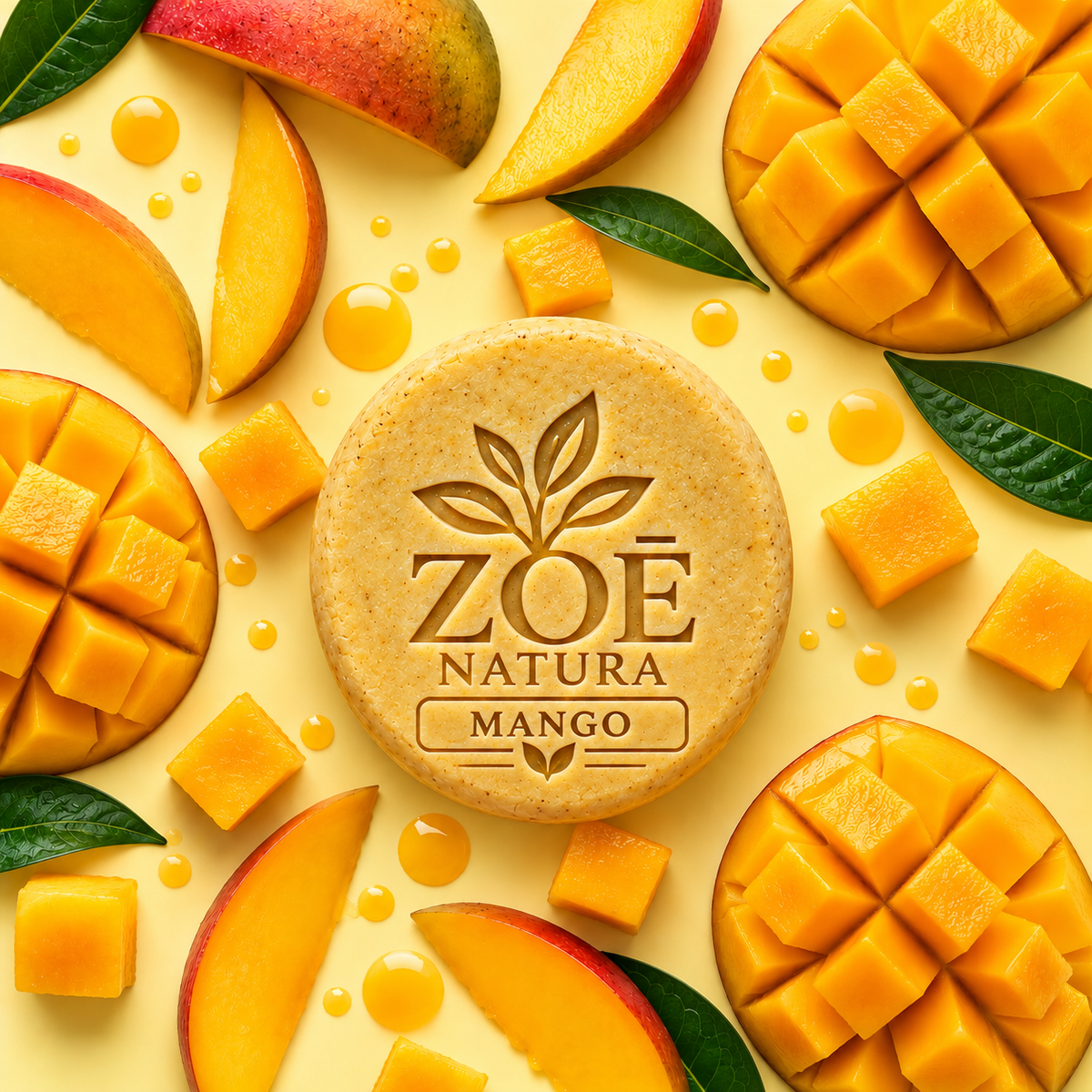 Shampoo en Barra | Mango Para cabello Seco